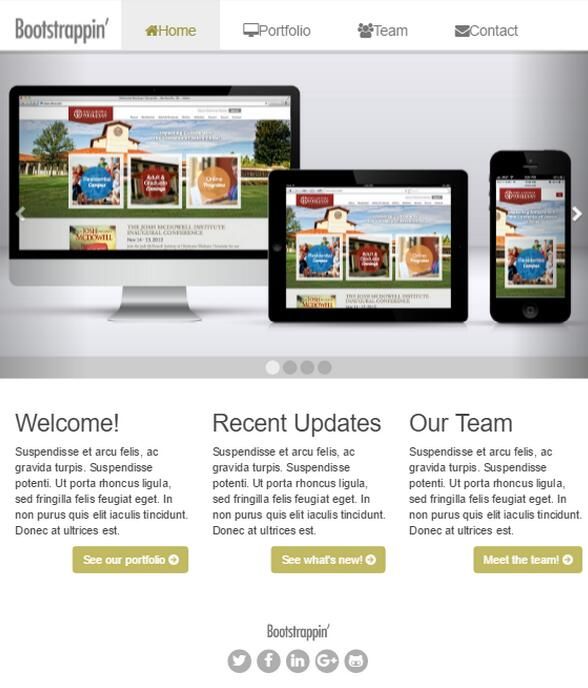 Bootstrap作品展示站点实战项目2