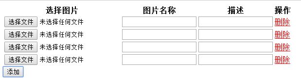 jQuery动态添加与删除tr行实例代码