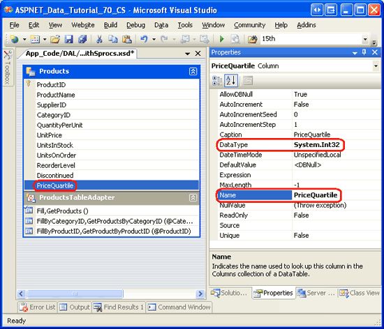 在ASP.NET 2.0中操作数据之六十八：为DataTable添加额外的列