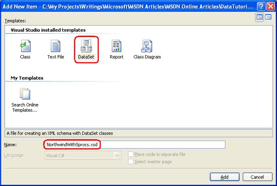 在ASP.NET 2.0中操作数据之六十五：在TableAdapters中创建新的存储过程