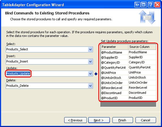 在ASP.NET 2.0中操作数据之六十五：在TableAdapters中创建新的存储过程