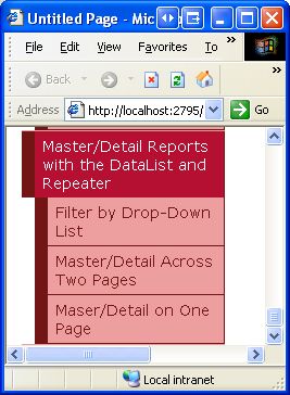 在ASP.NET 2.0中操作数据之三十三：基于DataList和Repeater使用DropDownList过滤的主/从报表