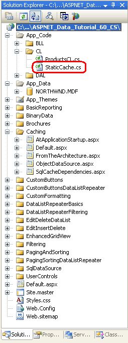 在ASP.NET 2.0中操作数据之五十八：在程序启动阶段缓存数据