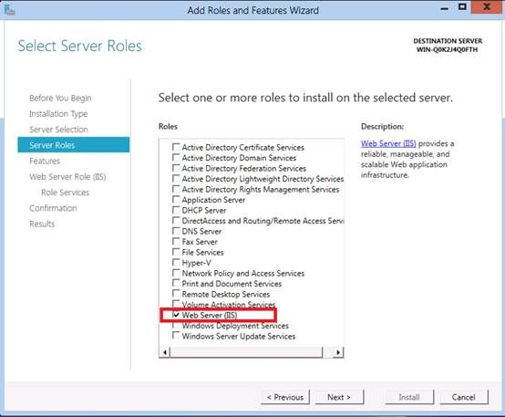 Windows Server 2012 R2 Standard搭建ASP.NET Core环境图文教程