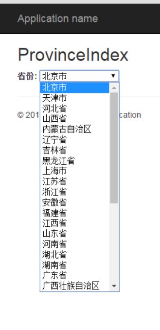 ASP.NET MVC下拉框联动实例解析