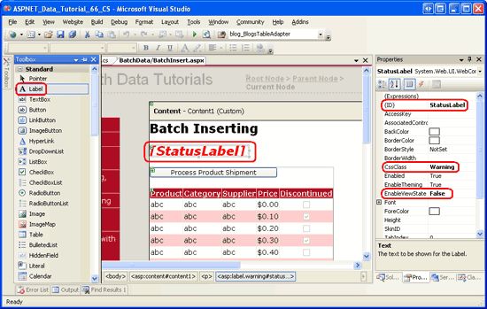 在ASP.NET 2.0中操作数据之六十四：GridView批量添加数据