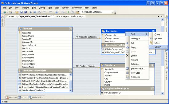 在ASP.NET 2.0中操作数据之三十五：使用Repeater和DataList单页面实现主/从报表