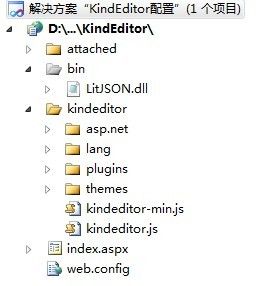 ASP.NET配置KindEditor文本编辑器图文教程