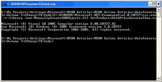 在ASP.NET 2.0中操作数据之七十四：用Managed Code创建存储过程和用户自定义函数(下部分)