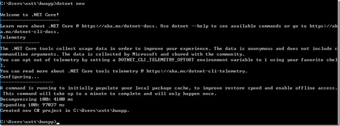 .NET Core Windows环境安装配置教程