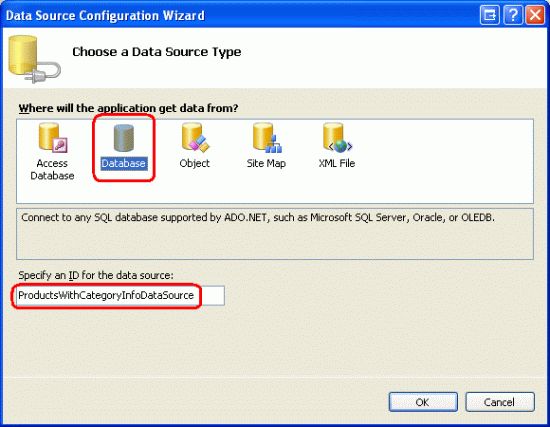 在ASP.NET 2.0中操作数据之四十六：使用SqlDataSource控件检索数据