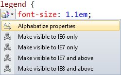 最锋利的Visual Studio Web开发工具扩展：Web Essentials使用详解