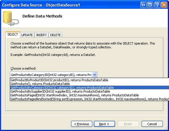 在ASP.NET 2.0中操作数据之三十四：基于DataList和Repeater跨页面的主/从报表