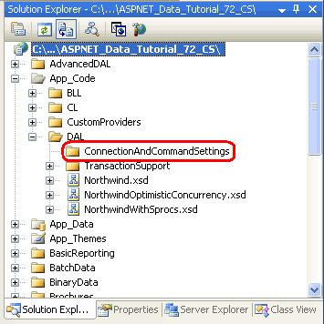 在ASP.NET 2.0中操作数据之七十：配置数据库连接和命令等级设置