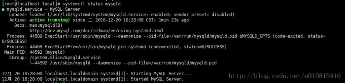mysql 5.7.17 安装配置方法图文教程(CentOS7)