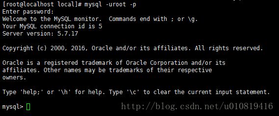 mysql 5.7.17 安装配置方法图文教程(CentOS7)