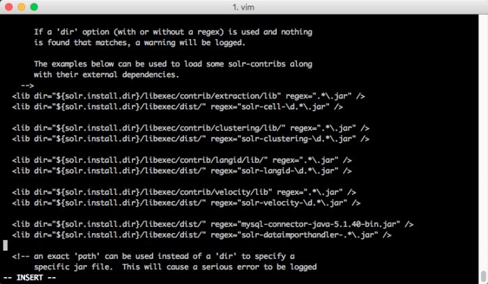 macOS安装Solr并索引MySQL