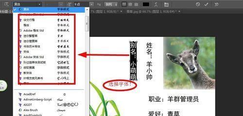 用PS制作属于自己的个性名片