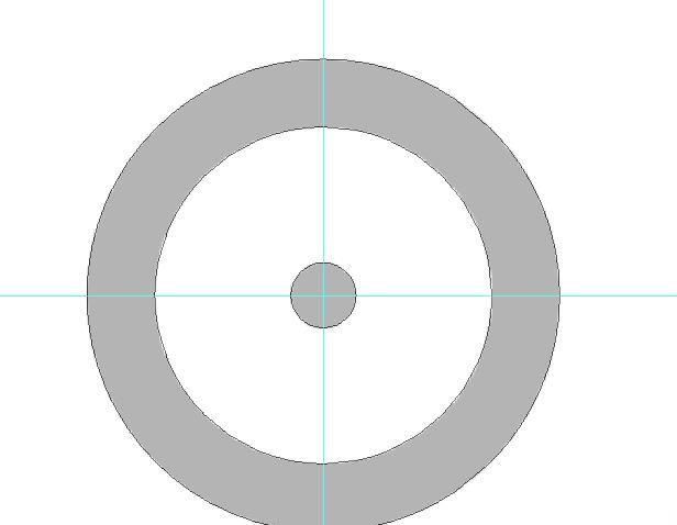 PS布尔运算简单绘制一个车轮子