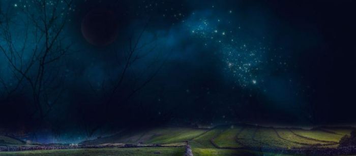 Photoshop制作圣诞节主题风格的橘子电商宣传海报