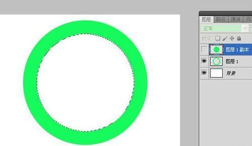 ps绘制晶莹剔透的翡翠玉环