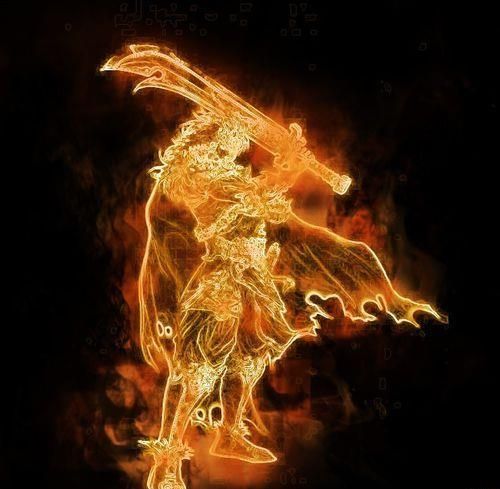 PS制作炫酷的火焰人特效效果