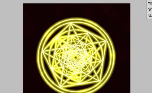 PS制作个性漂亮的发光星星