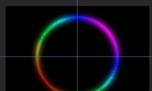 photoshop制作出任意数量的彩色圆环