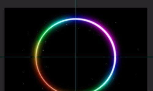 photoshop制作出任意数量的彩色圆环