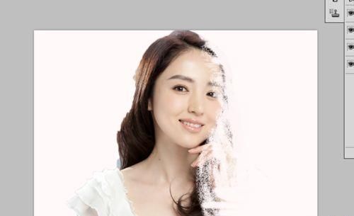 ps制作一副碎片特效的图像