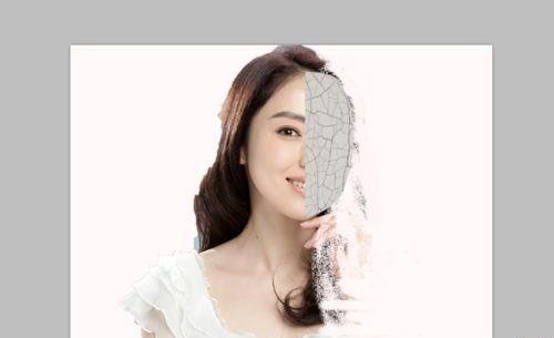 ps制作一副碎片特效的图像