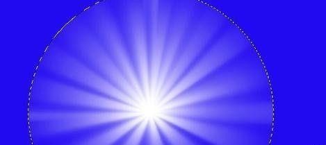 ps制作漂亮逼真的阳光发散效果