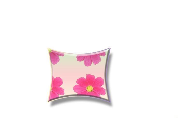 PS图层样式制作一个花枕头