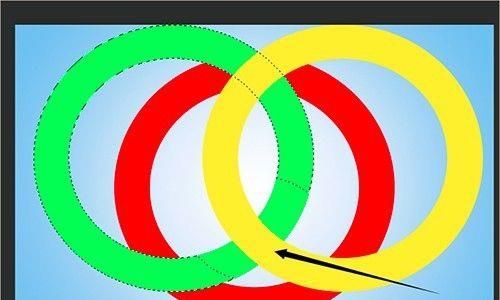 photoshop制作环环相扣萦绕在一起的圆环效果