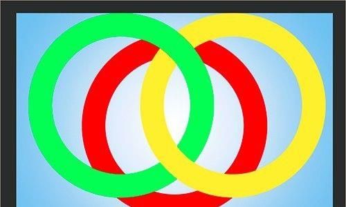 photoshop制作环环相扣萦绕在一起的圆环效果