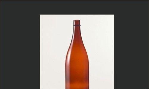 PS自由变换工具制作瓶子动态倾斜的效果