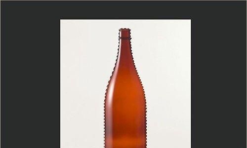 PS自由变换工具制作瓶子动态倾斜的效果