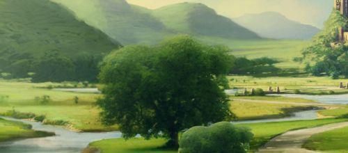 PS在照片中添加一棵不同大小的树