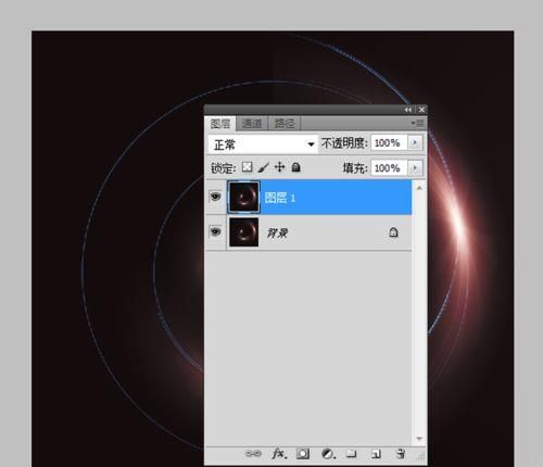 ps简单制作炫酷的光圈效果
