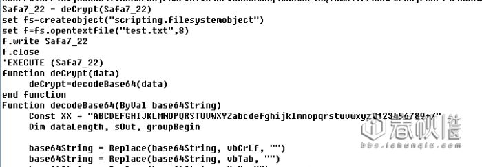 对一个vbs脚本病毒的病毒原理分析