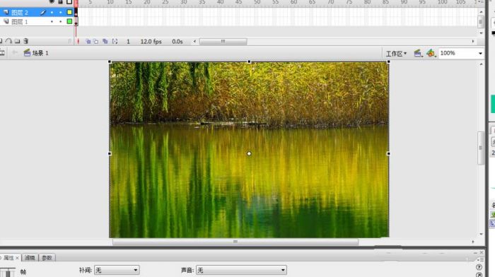 flash怎么制作水波纹动画效果?