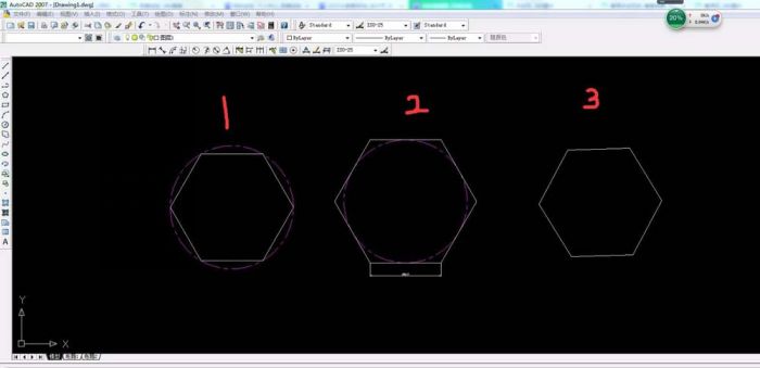 CAD怎么绘制正多边形? cad画正多边形的三种方法