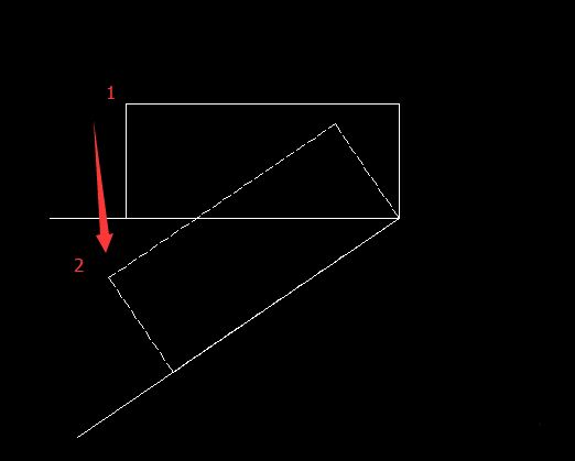 cad怎么旋转图形? cad旋转长方形的教程