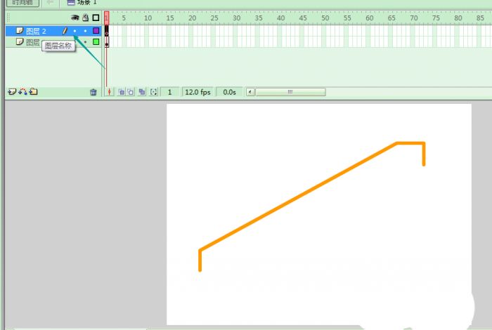 用flash绘制扶梯的运动
