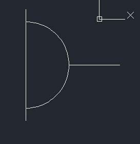 cad怎么使用对象捕捉追踪绘制插座图形?