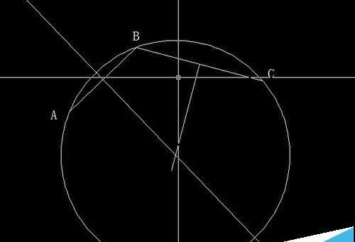 CAD怎么给一条斜线画垂线?