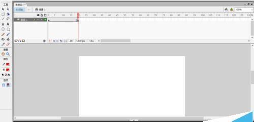 FLASH中制作制作一段简单的形状补间动画?