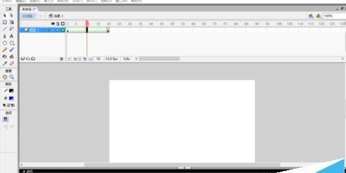 FLASH中制作制作一段简单的形状补间动画?