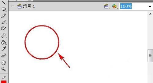 flash利用钢笔工具与渐变填充绘制红心